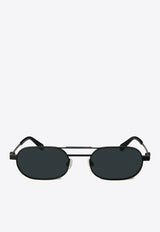 Off-White Vaiden Oval Sunglasses Gray OERI123C99MET001_1007