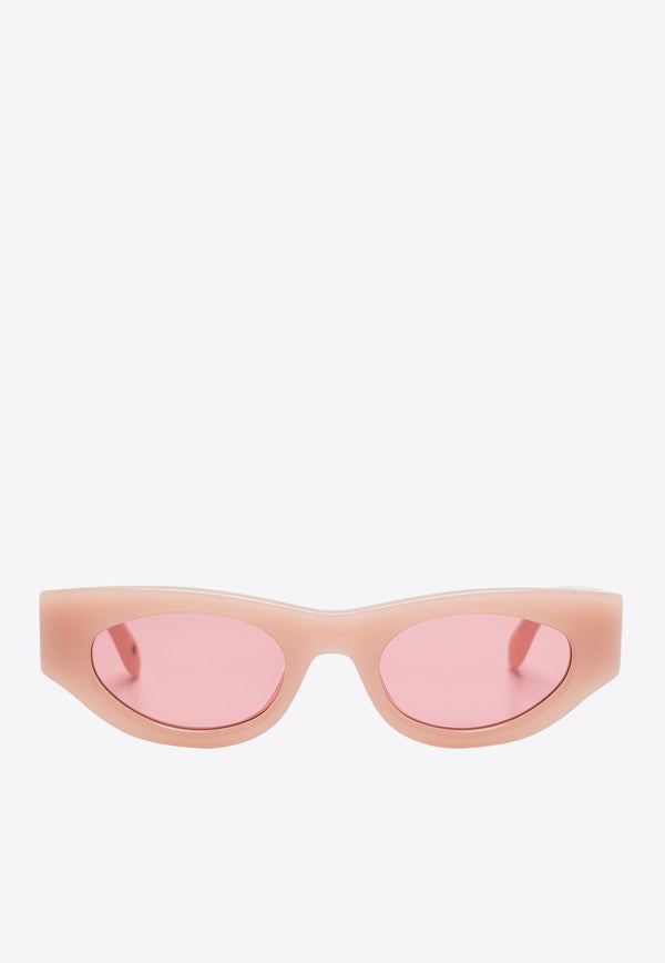 Palm Angels Griffith Cat-Eye Sunglasses Pink PERI088F24PLA001_6125