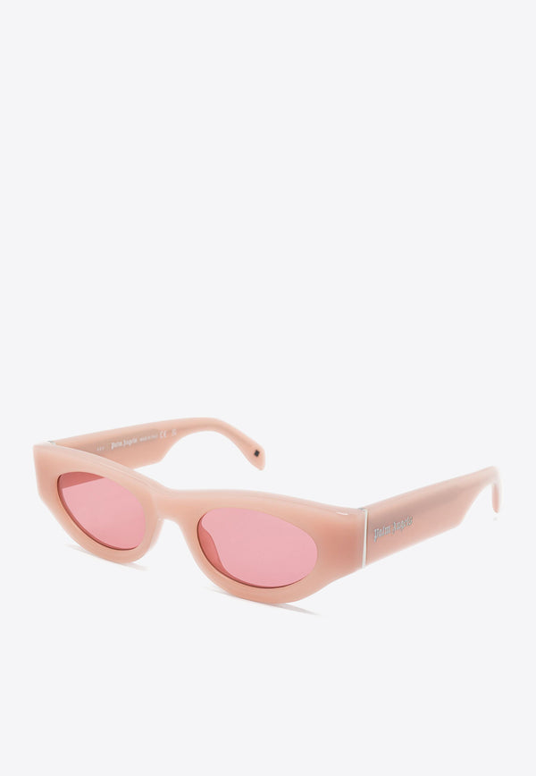 Palm Angels Griffith Cat-Eye Sunglasses Pink PERI088F24PLA001_6125