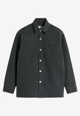 AMI PARIS Ami De Coeur Overshirt Black UJK261CO0037_001