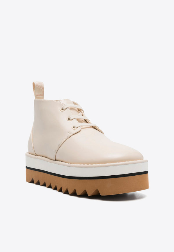 Stella McCartney Sneak-Elyse Desert Boots Cream 810450E00206_9200