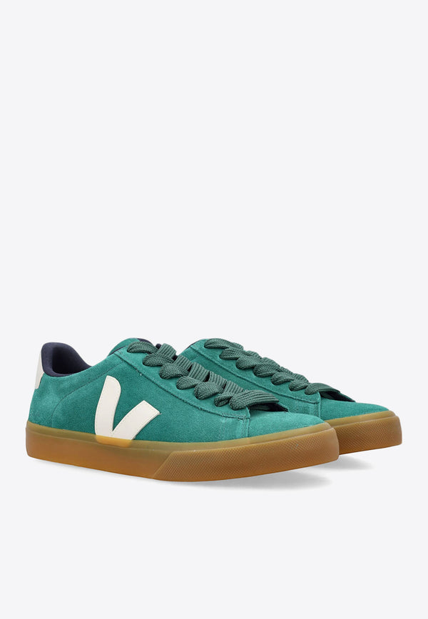 Veja Campo Bold Suede Sneakers Green CP0303695A_GOLF/PIERRE