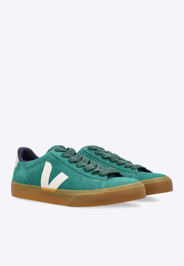 Veja Campo Bold Suede Sneakers Green CP0303695B_GOLF/PIERRE