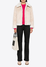 MC2 Saint Barth Lorayne Shearling Jacket Pink LOA001_00563G