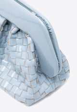 Themoirè Bios Woven Naplak Clutch Bag Light Blue TMFW24BIW_100