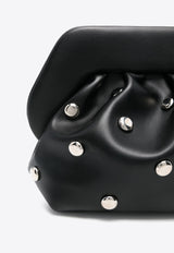 Themoirè Bios Faux Leather Studded Clutch Black TMFW24BO_1