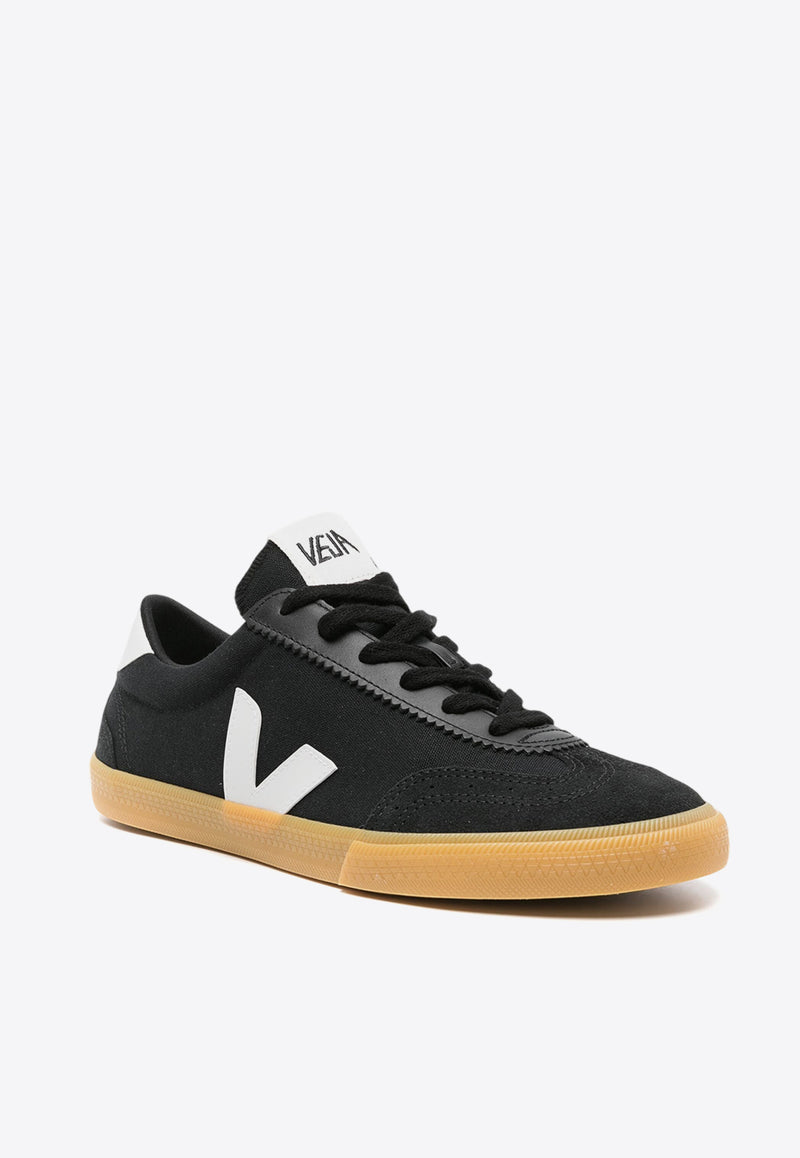 Veja Volley Canvas Sneakers Black VO0103529B_BLACK/WHITE/NATURAL