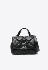 Zanellato Baby Postina Amar Nuvola Quilted Leather Top Handle Bag Black 0685901150000BABY_Z0001