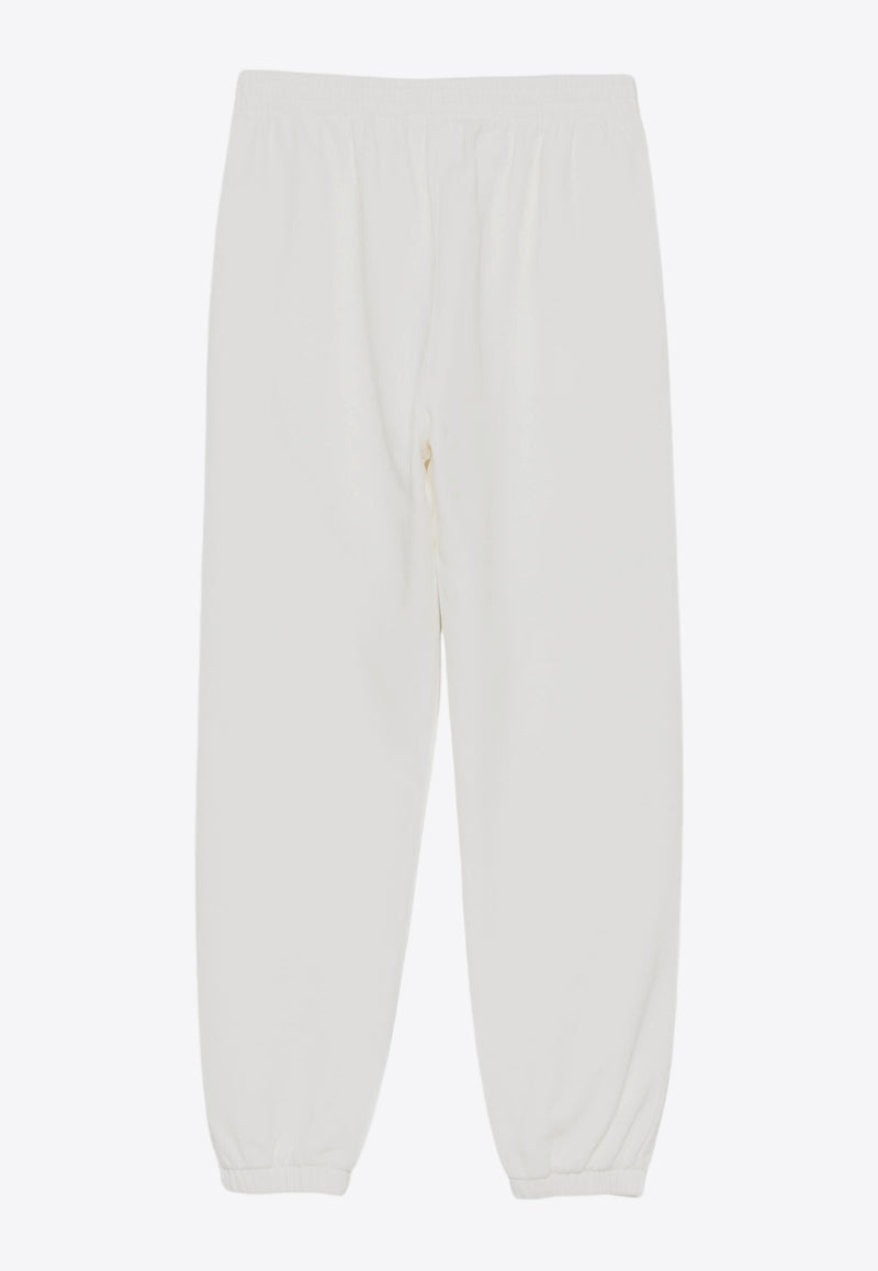 MC2 Saint Barth Odalys Logo Embroidered Track Pants White ODA0005_01049G