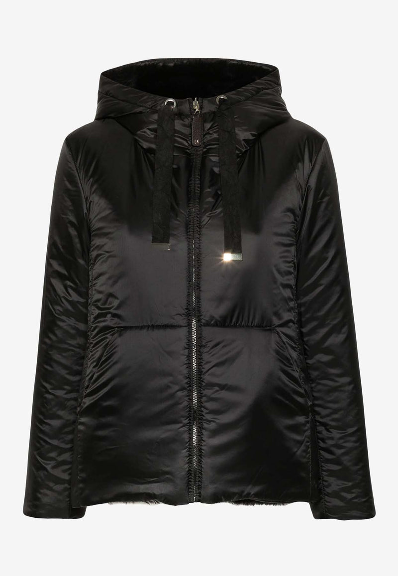 Max Mara The Cube Flinn Zipped Padded Jacket Black 2429486014600FLINN_066