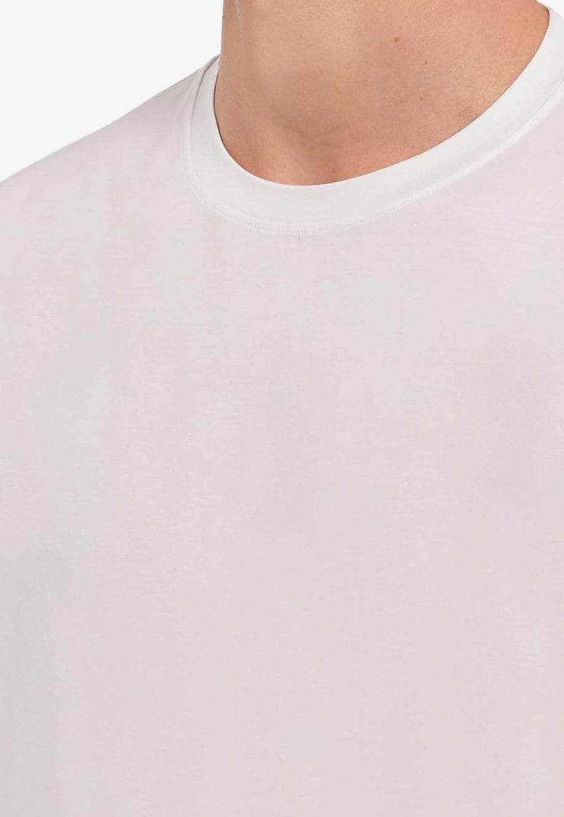 Prada Basic Crewneck T-shirt White UJM564S092710_F0009