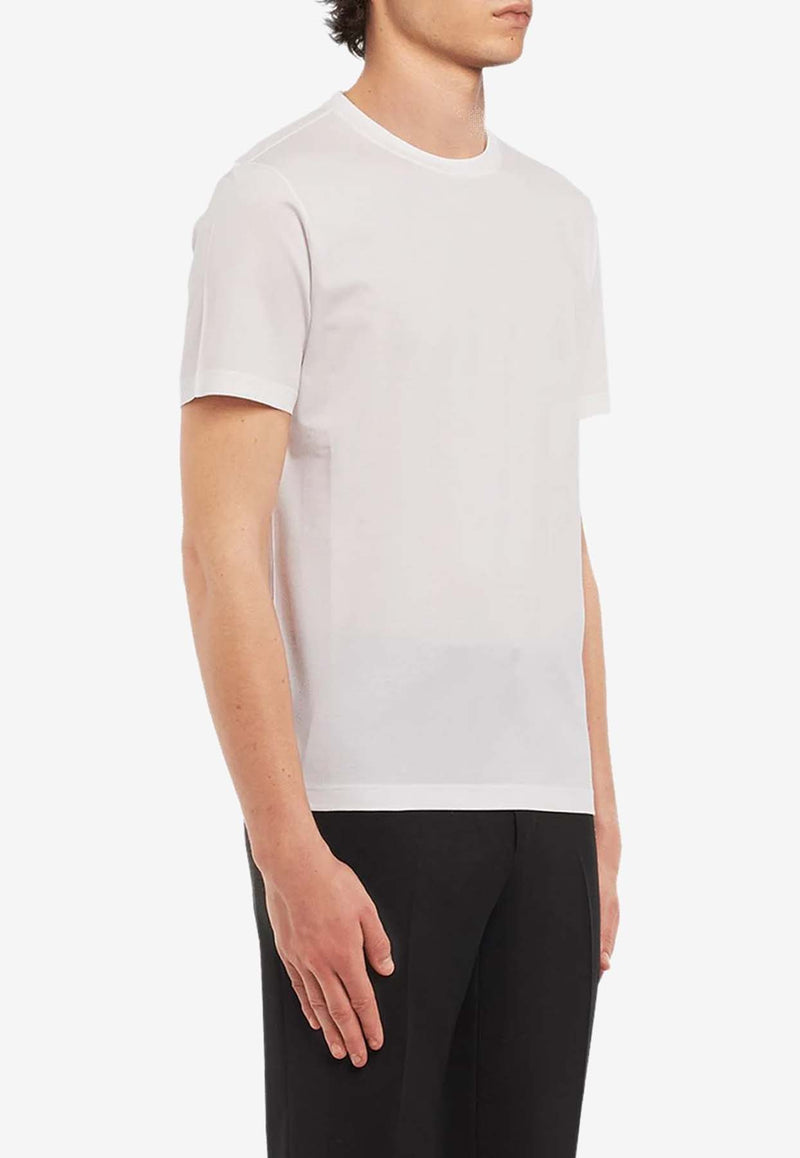 Prada Basic Crewneck T-shirt White UJM564S092710_F0009