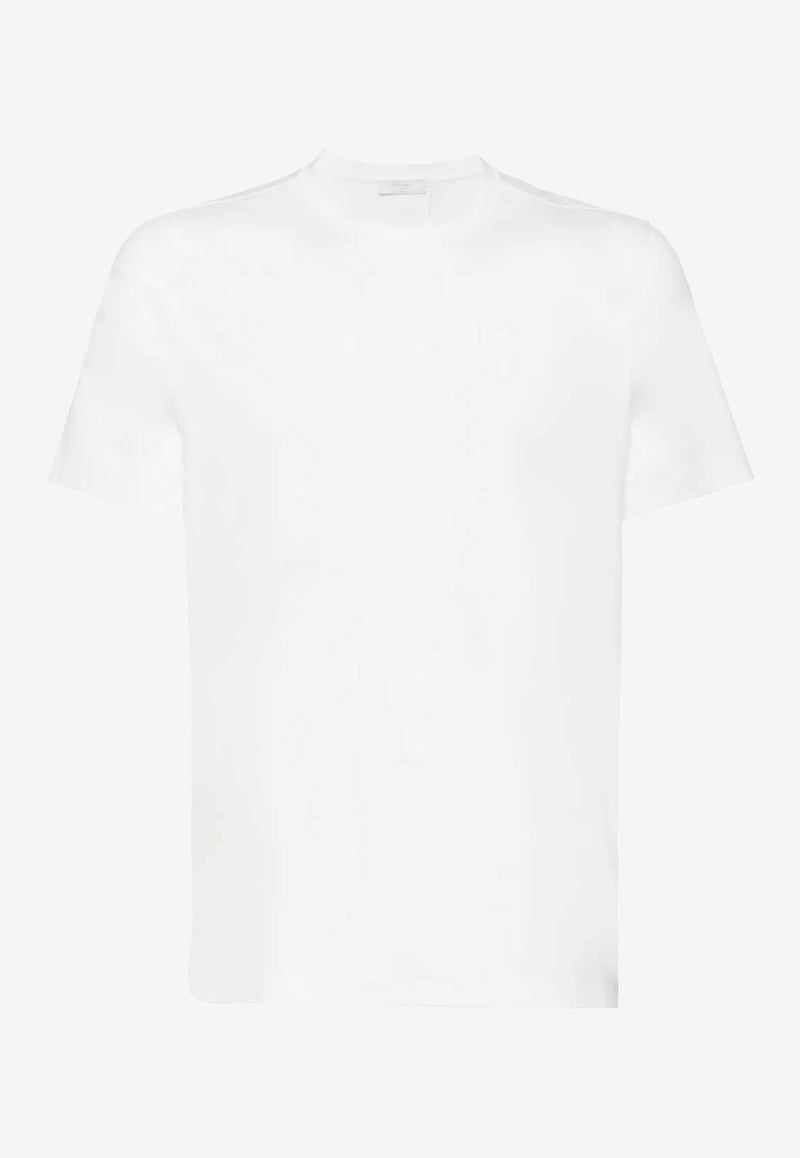 Prada Basic Crewneck T-shirt White UJM564S092710_F0009