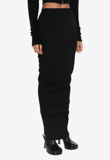 Rick Owens Pillar Wrap Maxi Skirt Black RO02D3383WA_09