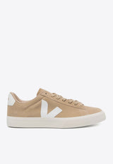 Veja Campo Low-Top Suede Sneakers Beige CP0302963B_DUNE WHITE