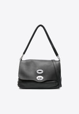 Zanellato Small Postina Piuma Leather Tote Bag Black 0680901130000S_Z0001