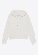 MC2 Saint Barth Mindy Logo Embroidered Hoodie White MIND005_01049G