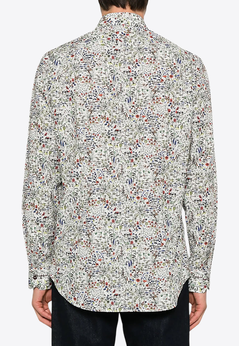 Paul Smith Sketch Floral Long-Sleeved Shirt Multicolor M1R800PN02398_92