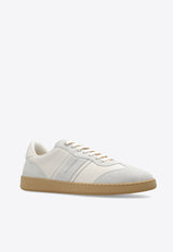 Salvatore Ferragamo Achille Low-Top Suede Sneakers White 021572 ACHILLE 1 762260-MASCARPONE