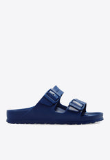 Birkenstock Arizona Logo-Detail Slides Blue 1019142 0-NAVY