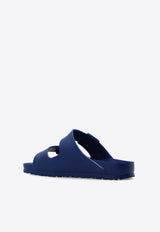 Birkenstock Arizona Logo-Detail Slides Blue 1019142 0-NAVY