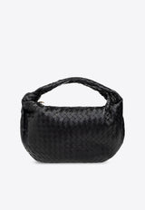 Bottega Veneta Jodie Intrecciato Leather Top Handle Bag Black 600263 VCPP0-8425