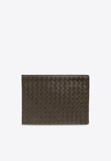 Bottega Veneta Intrecciato Leather Pouch Bag Kaki 607479 VCPQ5-3394