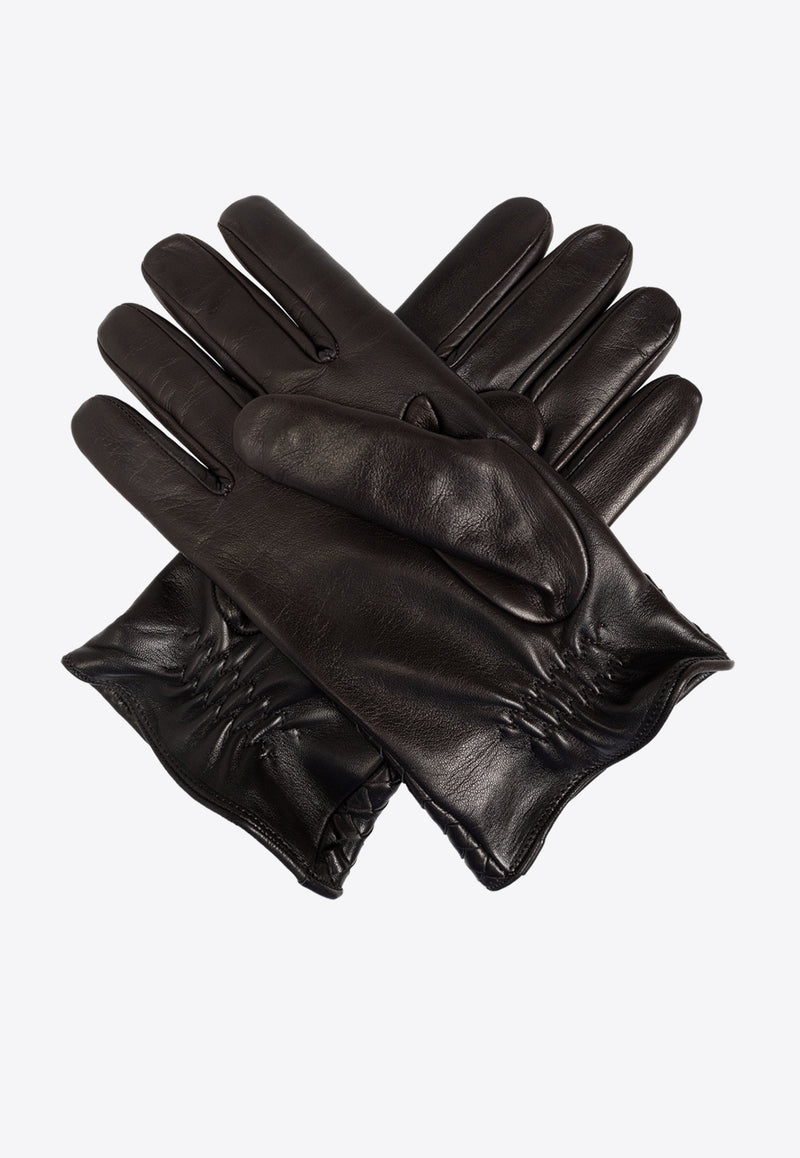 Bottega Veneta Intrecciato Leather Gloves Fondant 769809 V0171-2113