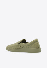 Bottega Veneta Sawyer Intrecciato Leather Slip-On Sneakers Travertine 775320 V3HB0-3025