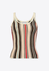 Bottega Veneta Striped Knit Top Multicolor 793799 V4E90-9361