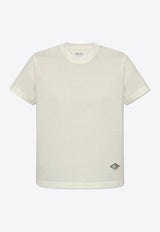 Bottega Veneta Logo Patch Jersey T-shirt White 796156 V4DE0-9071