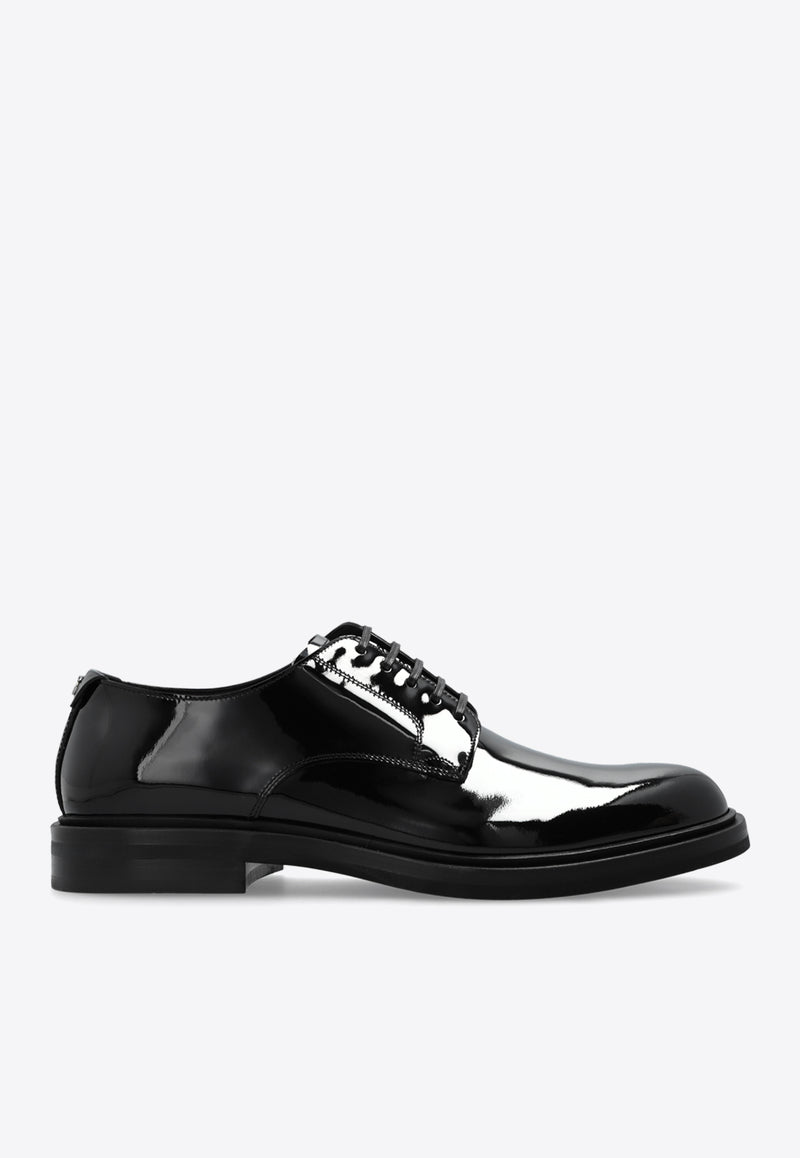 Dolce 
Gabbana Altavilla Patent Leather Derby Shoes Black A10840 A1471-80999