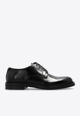 Dolce 
Gabbana Altavilla Brushed Leather Derby Shoes Black A10840 A1203-80999