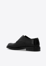 Dolce 
Gabbana Altavilla Brushed Leather Derby Shoes Black A10840 A1203-80999