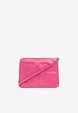 Dolce 
Gabbana Medium DG Logo Leather Camera Bag Pink BB7290 AW576-80441