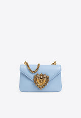 Dolce 
Gabbana Devotion Leather Shoulder Bag Blue BB7475 AF984-80789