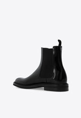 Dolce 
Gabbana Altavilla Patent Leather Ankle Boots Black A60602 A1471-80999