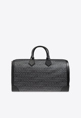 Dolce 
Gabbana Logo Jacquard Duffel Bag Black BM2333 AJ705-8B969