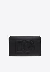 Dolce 
Gabbana DG Logo Leather Pouch Bag Black BM2337 A8034-80999