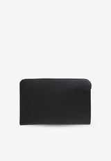 Dolce 
Gabbana DG Logo Leather Pouch Bag Black BM2337 A8034-80999