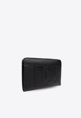 Dolce 
Gabbana DG Logo Leather Pouch Bag Black BM2337 A8034-80999