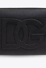 Dolce 
Gabbana DG Logo Leather Pouch Bag Black BM2337 A8034-80999