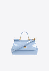 Dolce 
Gabbana Medium Elongated Sicily Top Handle Bag Light Blue BB7652 A1037-80789