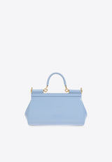 Dolce 
Gabbana Medium Elongated Sicily Top Handle Bag Light Blue BB7652 A1037-80789