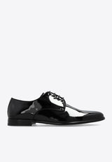 Dolce 
Gabbana Raffaello Leather Derby Shoes Black A10703 AX651-80999