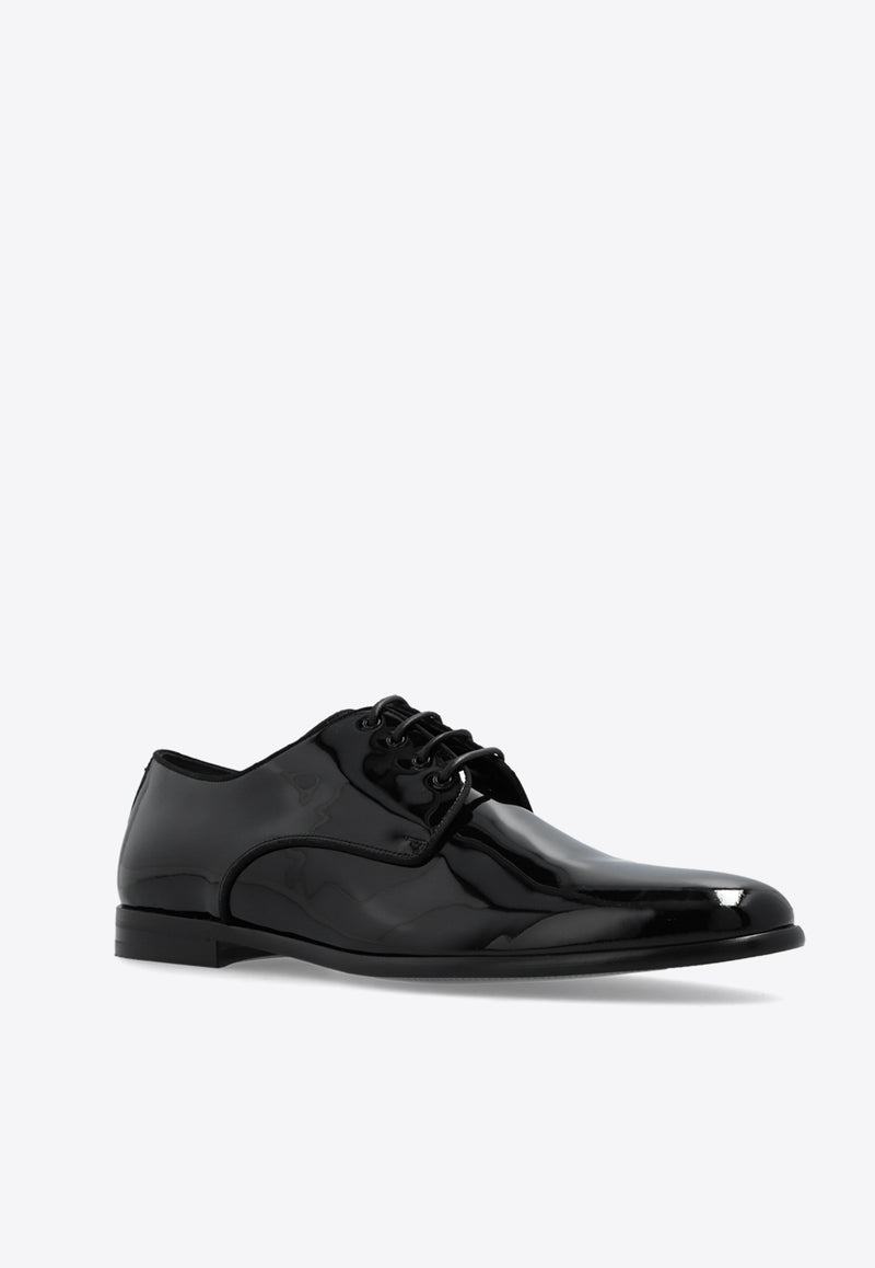 Dolce 
Gabbana Raffaello Leather Derby Shoes Black A10703 AX651-80999