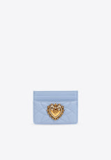 Dolce 
Gabbana Devotion Leather Cardholder Light Blue BI0330 AV967-80789