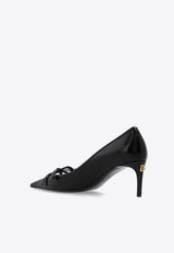 Dolce 
Gabbana Mun 60 Bow Appliqué Leather Pumps Black CD1855 A1037-80999