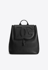 Dolce 
Gabbana DG Logo Leather Backpack Black BM2331 A8034-80999