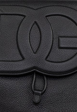 Dolce 
Gabbana DG Logo Leather Backpack Black BM2331 A8034-80999